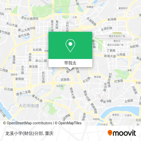 龙溪小学(财信)分部地图