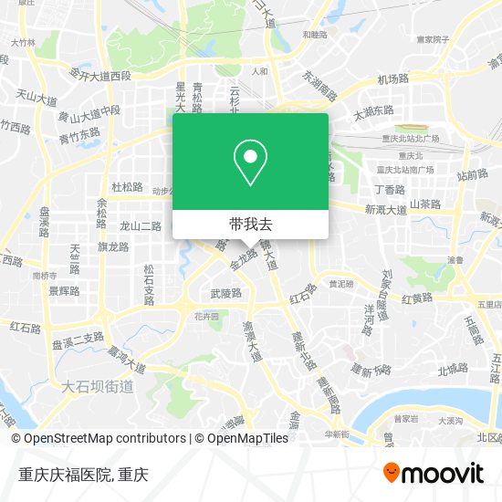 重庆庆福医院地图