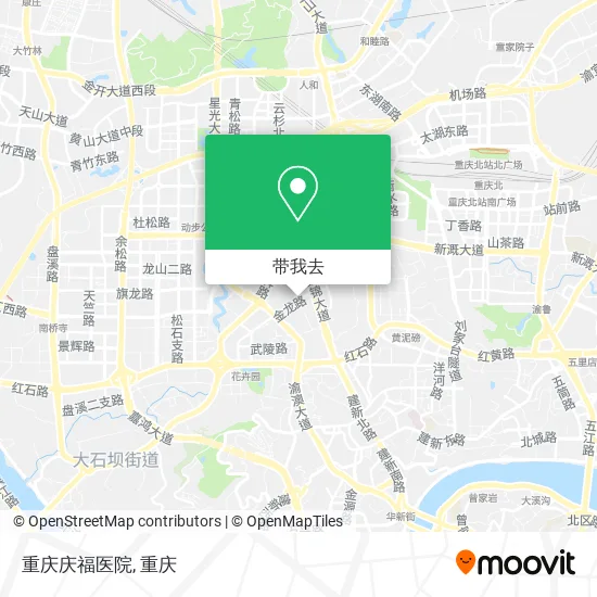 重庆庆福医院地图