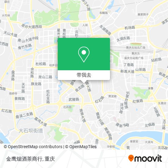 金鹰烟酒茶商行地图