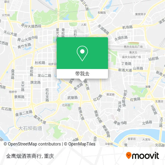 金鹰烟酒茶商行地图