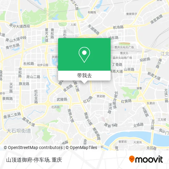 山顶道御府-停车场地图