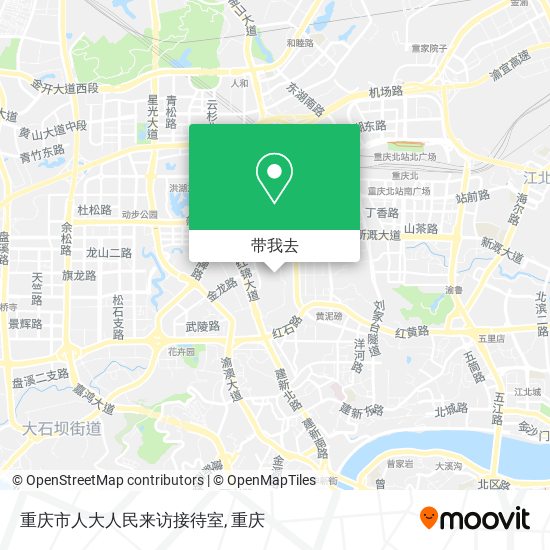 重庆市人大人民来访接待室地图
