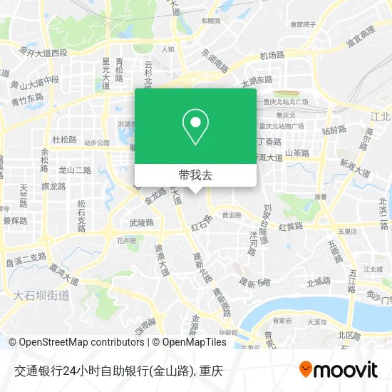 交通银行24小时自助银行(金山路)地图