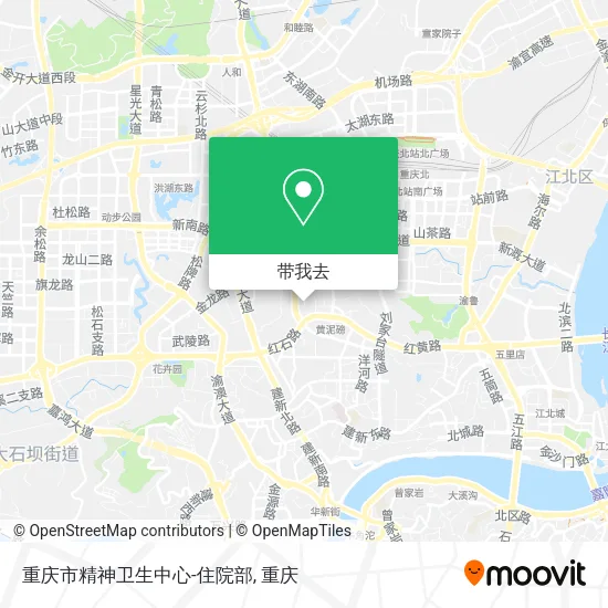 重庆市精神卫生中心-住院部地图