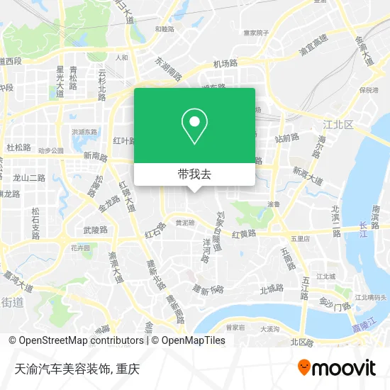 天渝汽车美容装饰地图