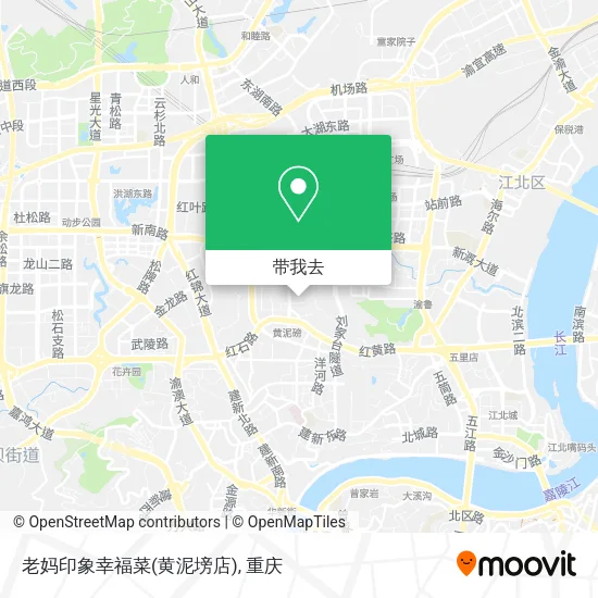 老妈印象幸福菜(黄泥塝店)地图