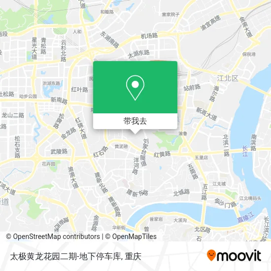 太极黄龙花园二期-地下停车库地图