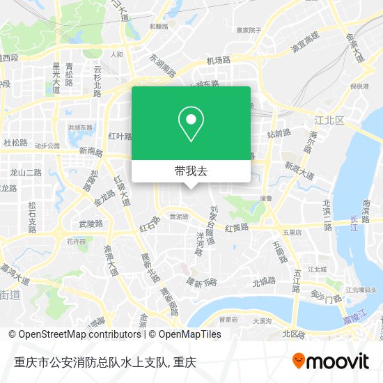 重庆市公安消防总队水上支队地图