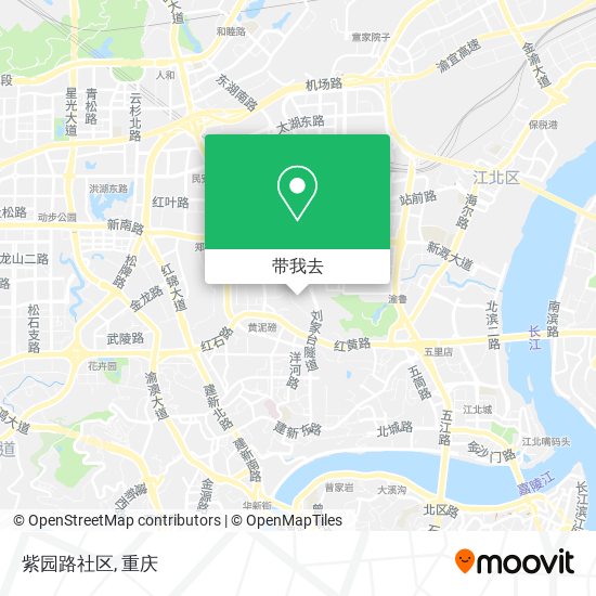 紫园路社区地图