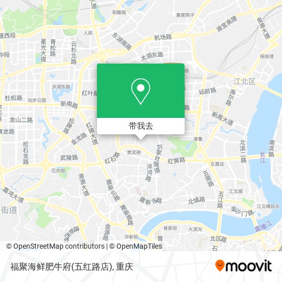 福聚海鲜肥牛府(五红路店)地图