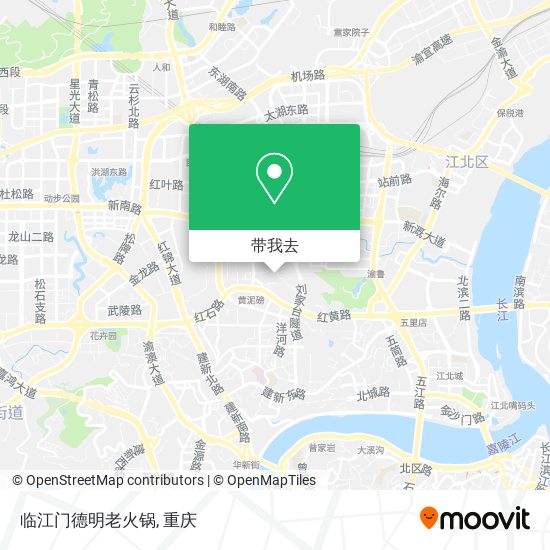 临江门德明老火锅地图