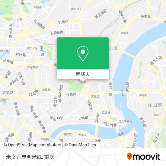 米文香昆明米线地图