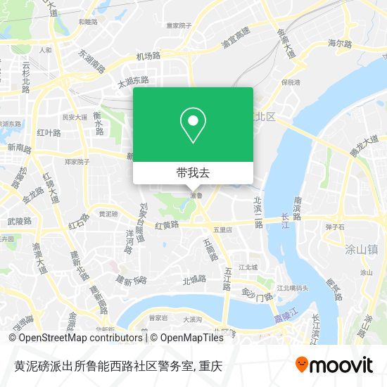黄泥磅派出所鲁能西路社区警务室地图