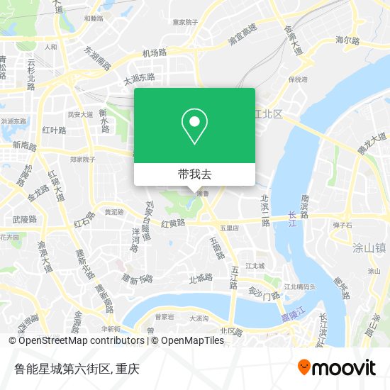 鲁能星城第六街区地图