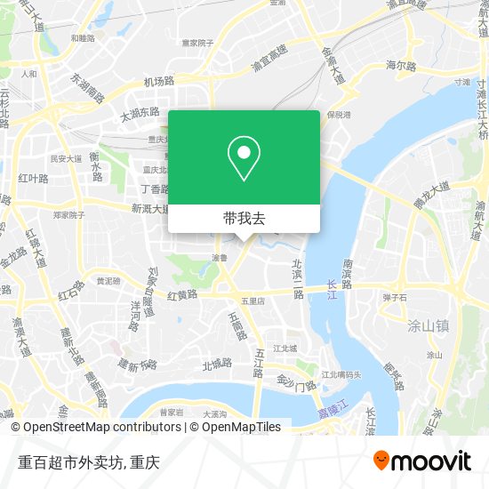 重百超市外卖坊地图