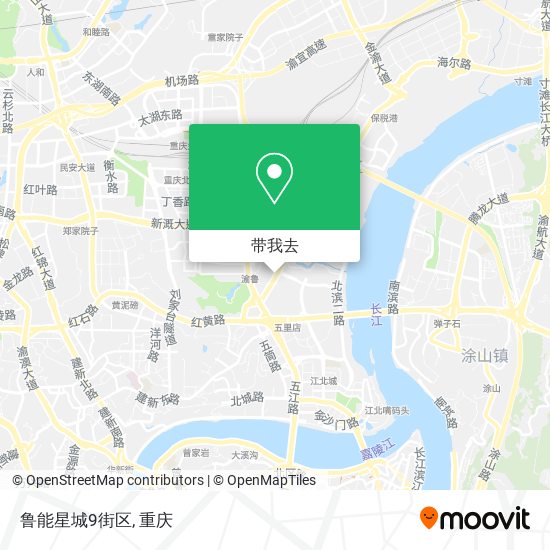 鲁能星城9街区地图