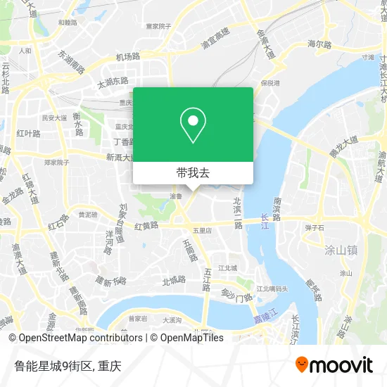 鲁能星城9街区地图