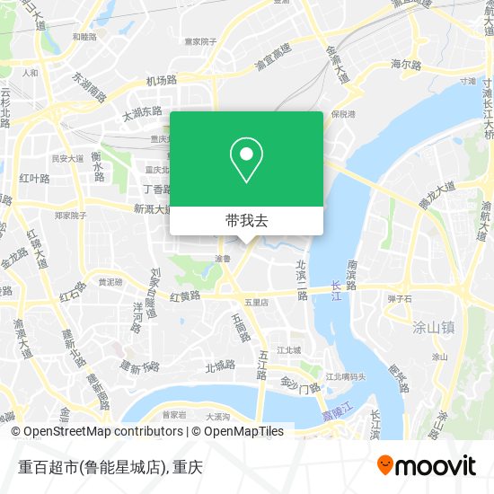 重百超市(鲁能星城店)地图