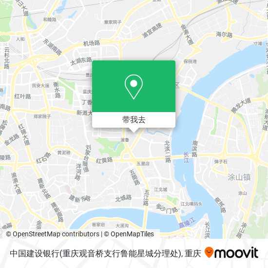 中国建设银行(重庆观音桥支行鲁能星城分理处)地图