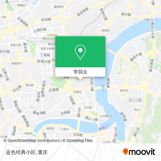 蓝色经典小区地图