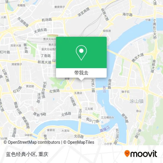 蓝色经典小区地图