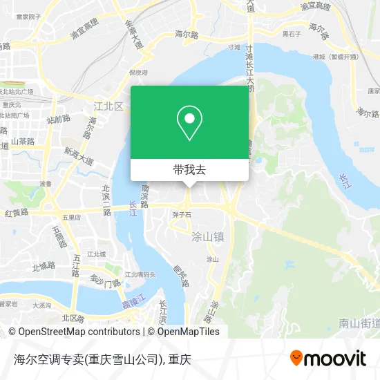 海尔空调专卖(重庆雪山公司)地图