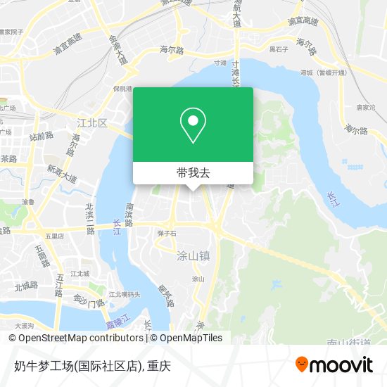 奶牛梦工场(国际社区店)地图