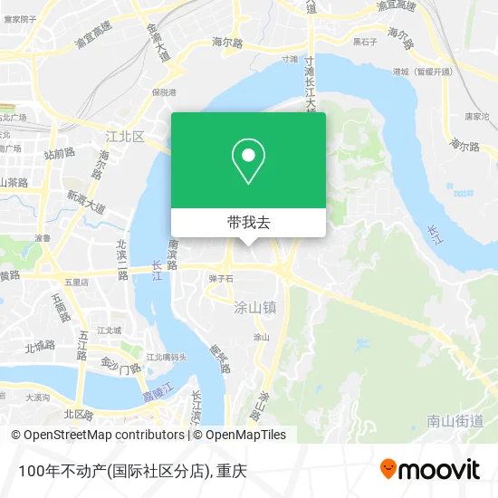 100年不动产(国际社区分店)地图