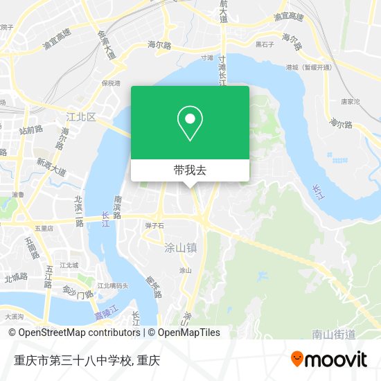 重庆市第三十八中学校地图