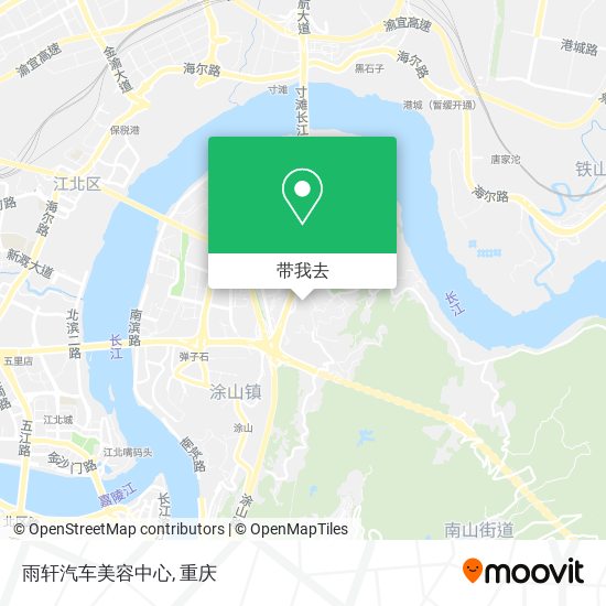 雨轩汽车美容中心地图