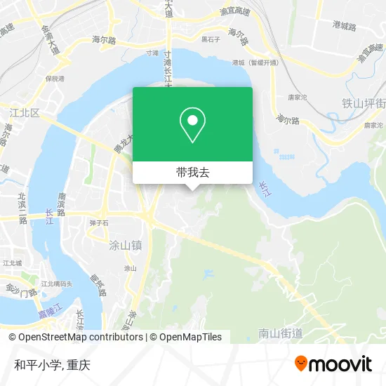 和平小学地图