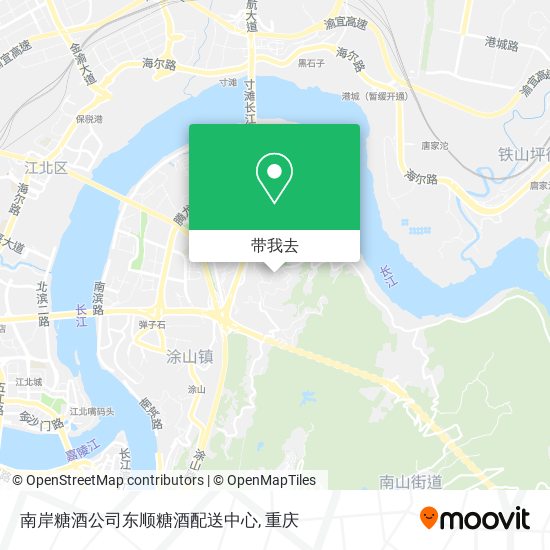 南岸糖酒公司东顺糖酒配送中心地图