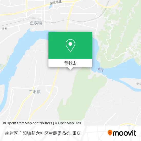 南岸区广阳镇新六社区村民委员会地图