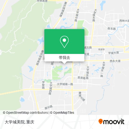 大学城美院地图
