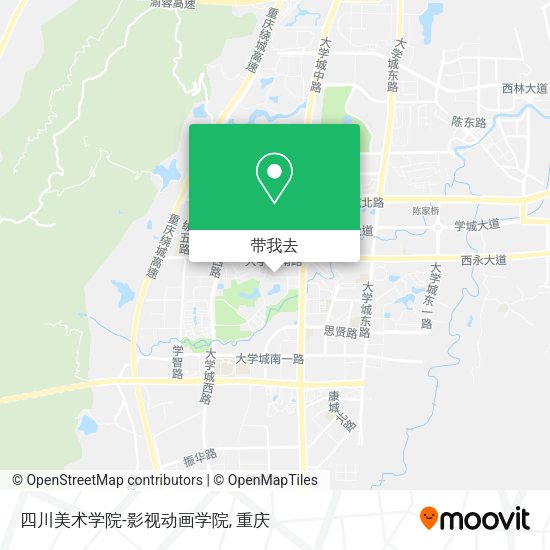 四川美术学院-影视动画学院地图