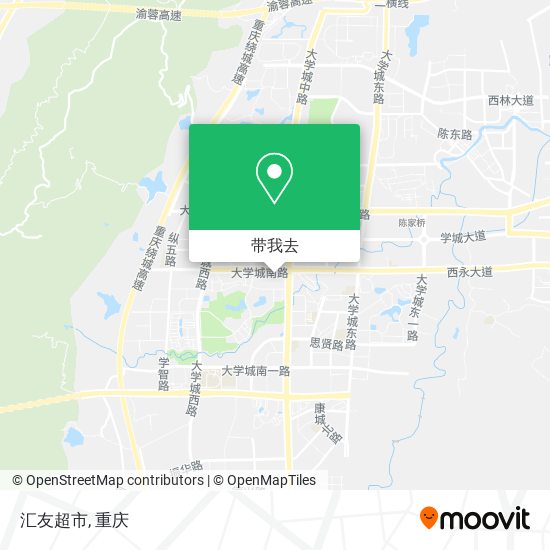 汇友超市地图