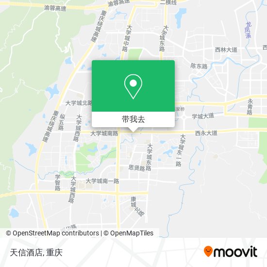 天信酒店地图