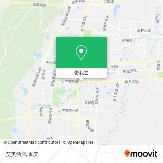 艾美酒店地图