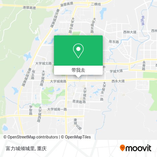 富力城倾城里地图