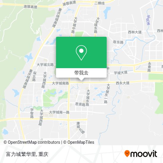 富力城繁华里地图