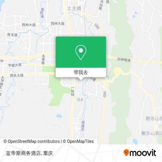 蓝帝斯商务酒店地图