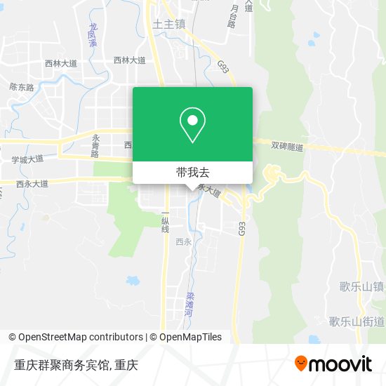 重庆群聚商务宾馆地图