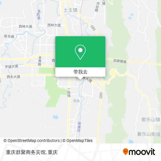 重庆群聚商务宾馆地图