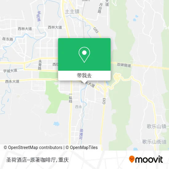 圣荷酒店--原著咖啡厅地图