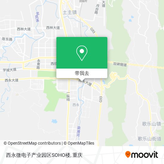 西永微电子产业园区SOHO楼地图