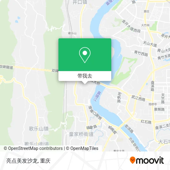亮点美发沙龙地图