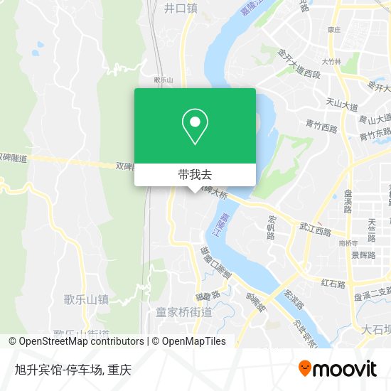 旭升宾馆-停车场地图