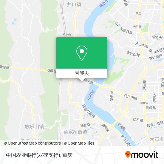 中国农业银行(双碑支行)地图