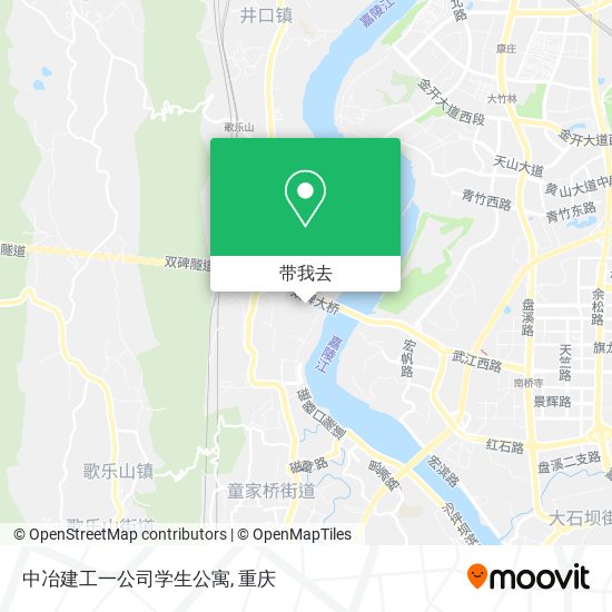 中冶建工一公司学生公寓地图
